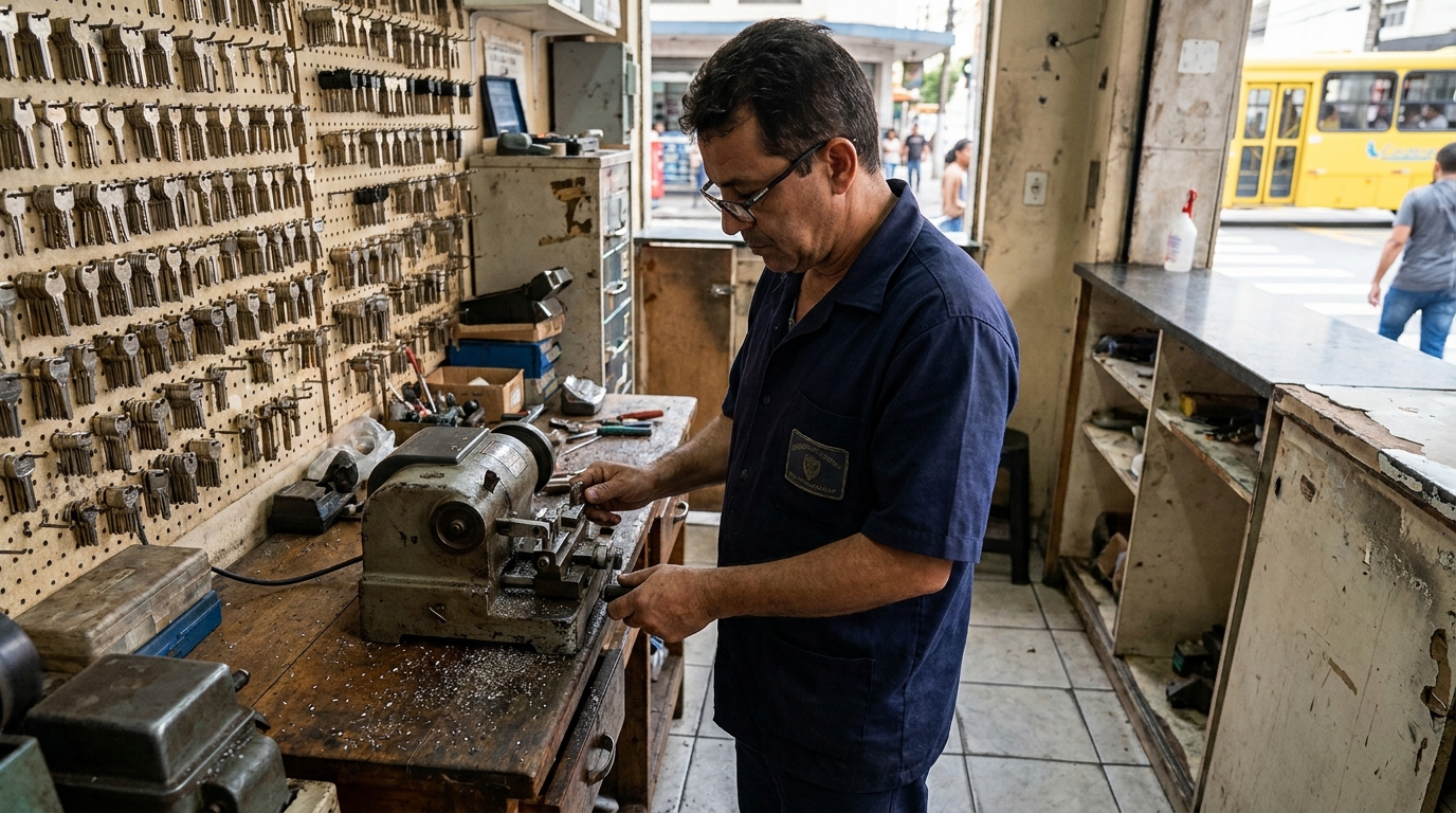 Cópia de Chave de Cadeado no Bom Abrigo, Florianópolis‑SC