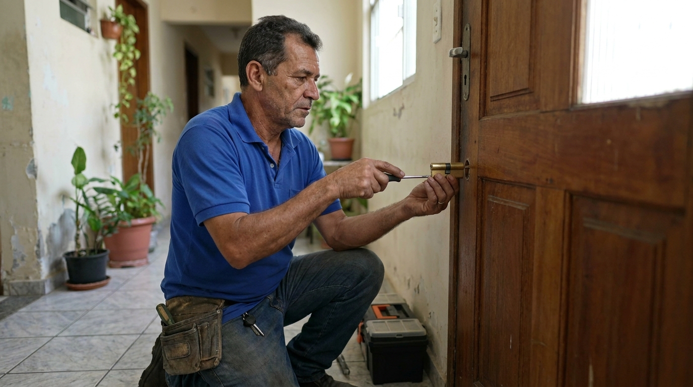 Troca após Mudança no Bom Abrigo, Florianópolis‑SC